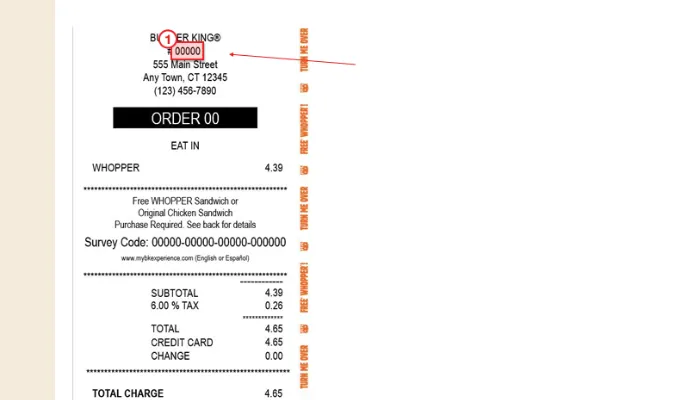 Screenshot of official survey code Screenshot of official survey code